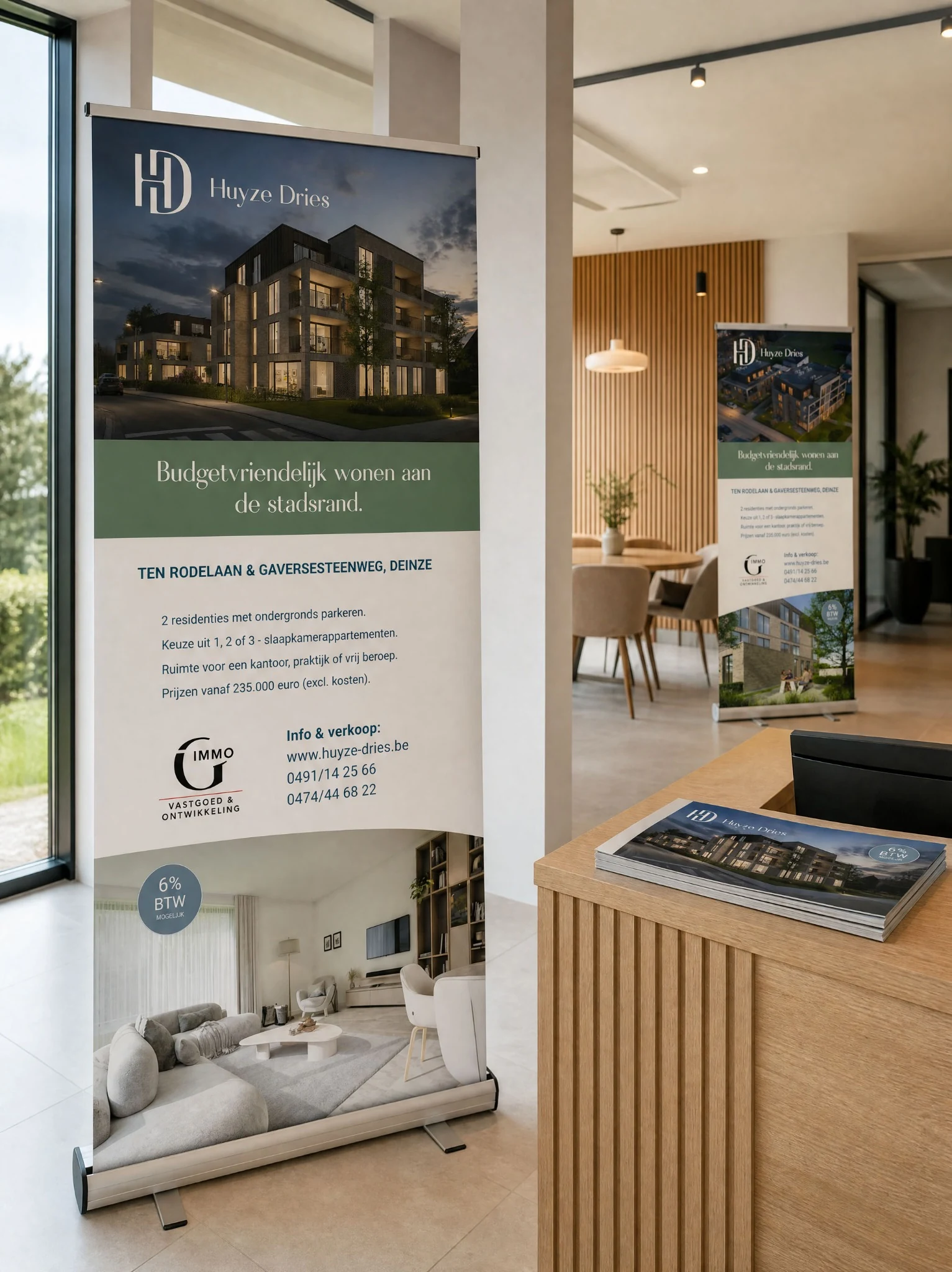 Reclamebanners Huyze Dries